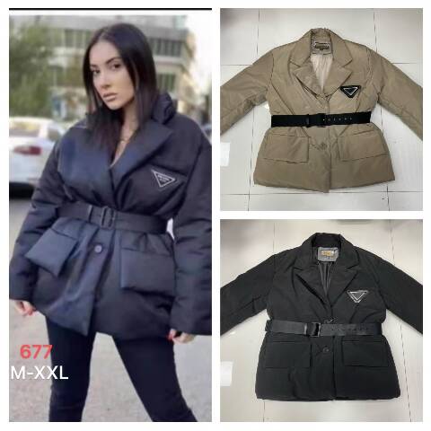 Kurtka zimowa damskie 677 1 kolor M-2XL