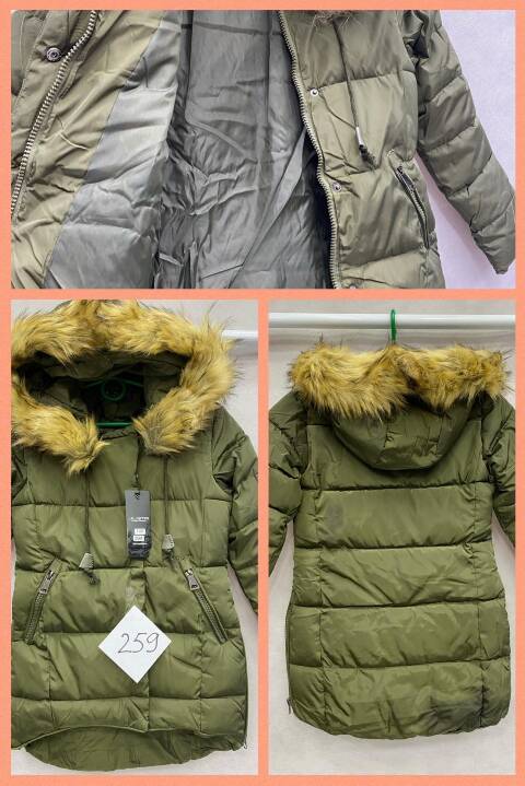 Kurtka zimowa dziewczęca 259 1 kolor 140-164 1