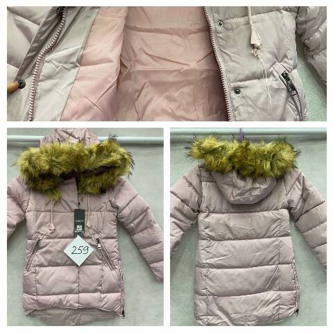 Kurtka zimowa dziewczęca 259 1 kolor 140-164 1