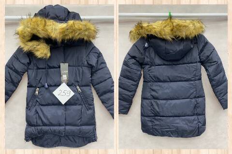 Kurtka zimowa dziewczęca 259 1 kolor 140-164