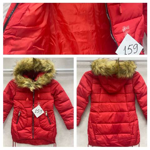 Kurtka zimowa dziewczęca 159 1 kolor 140-164