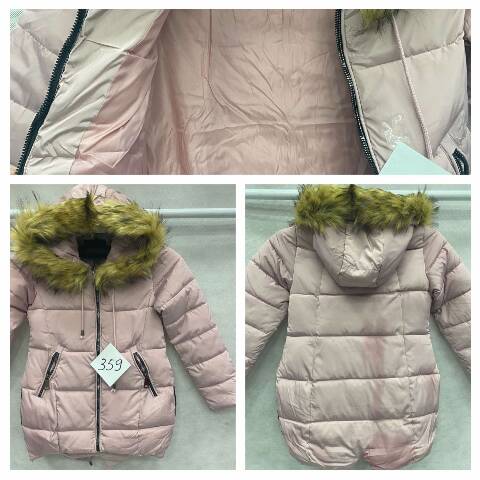 Kurtka zimowa dziewczęca 359 1 kolor 140-164