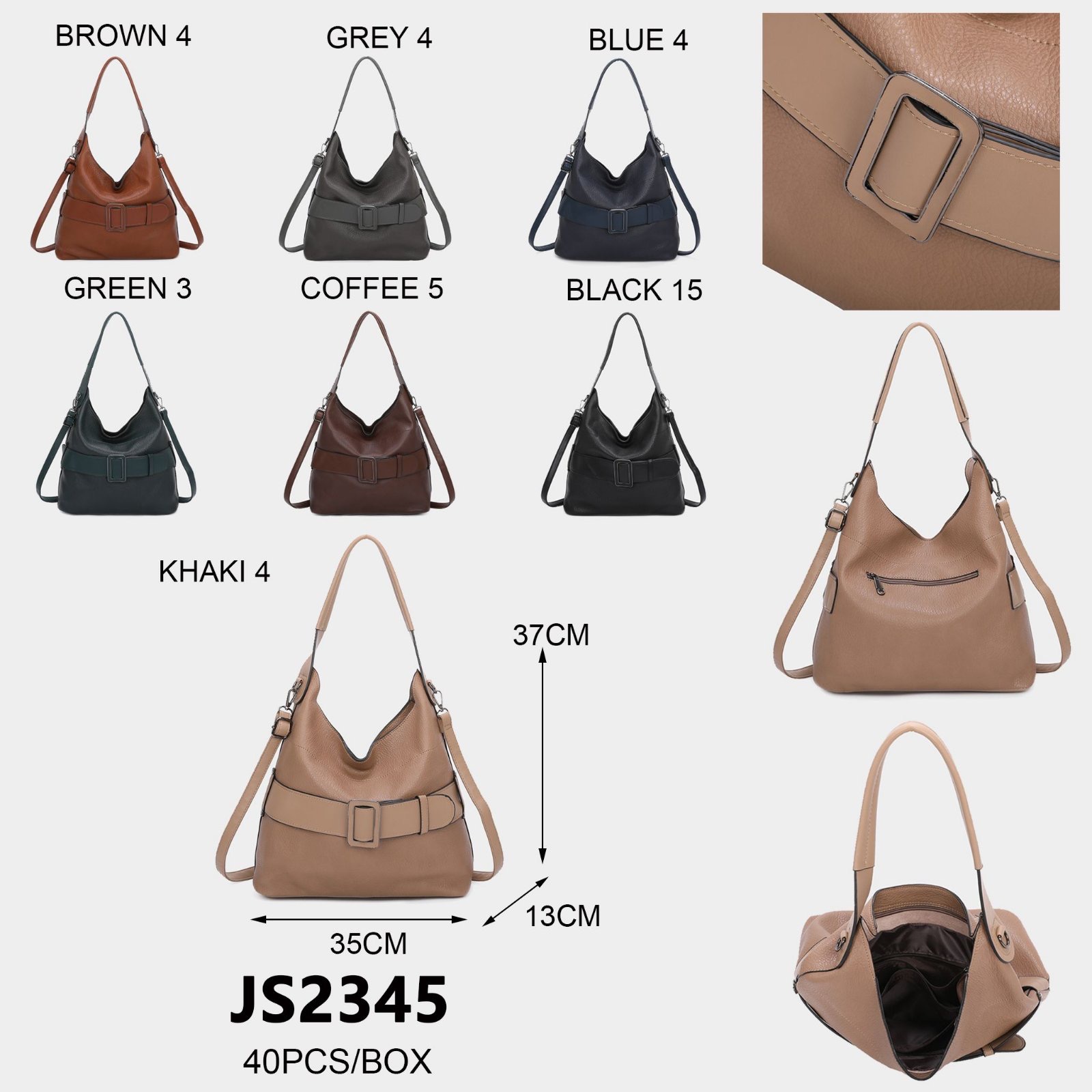 Torebka damskie JS2345 Mix KOLOR  Standard