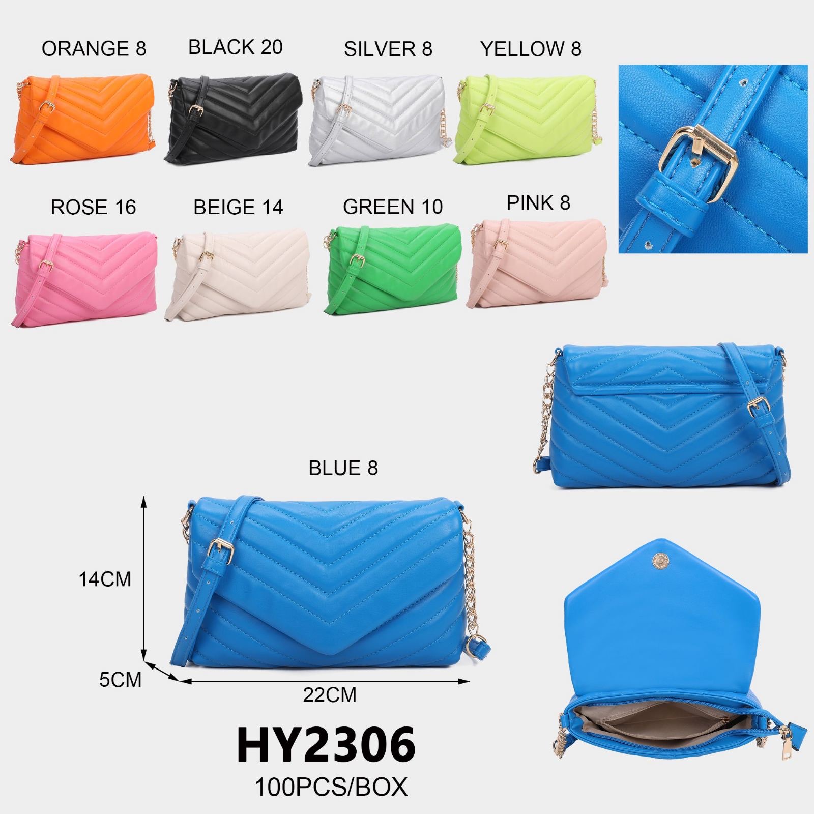 Torebka damskie HY2306 Mix KOLOR  Standard