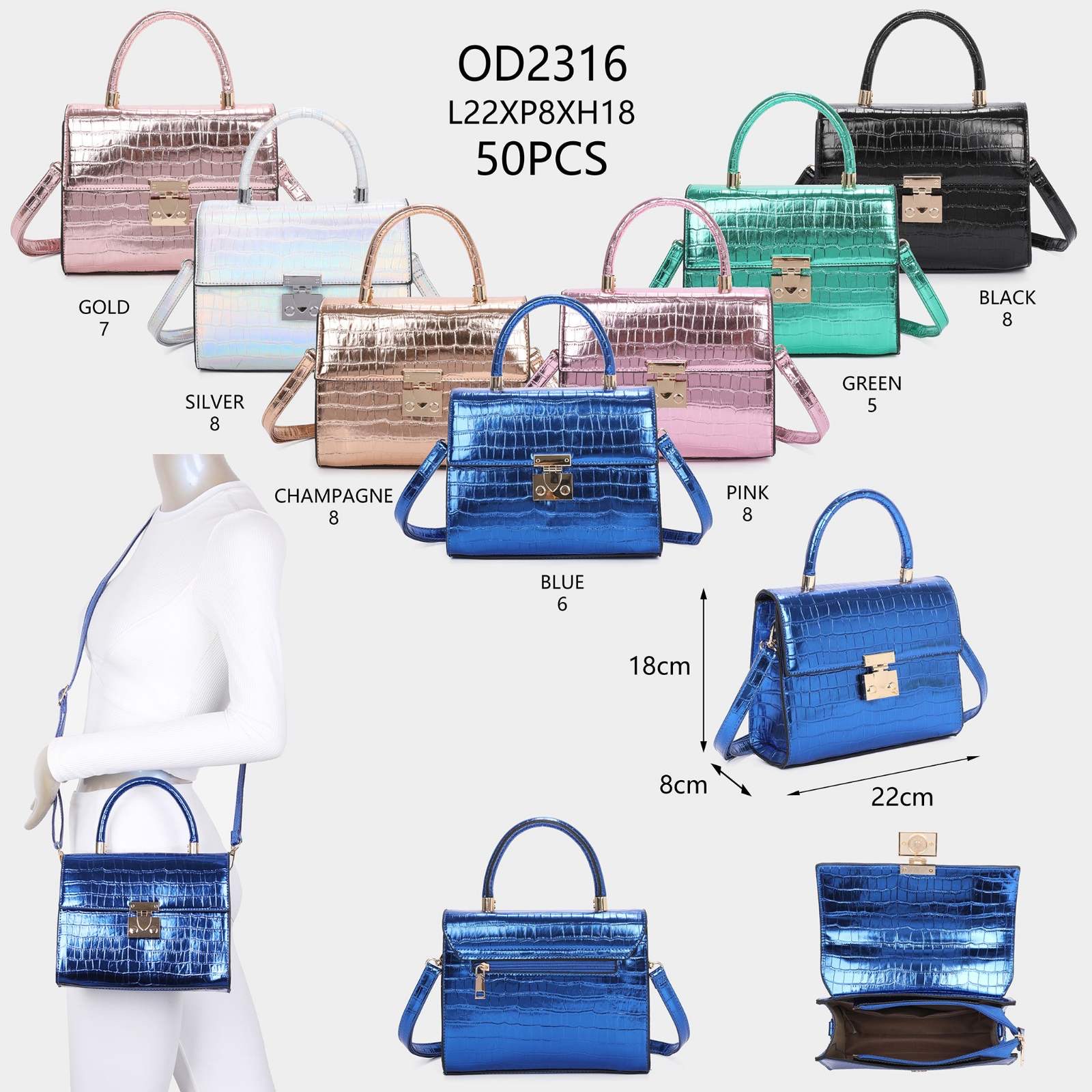 Torebka damskie OD2316 Mix KOLOR  Standard 1