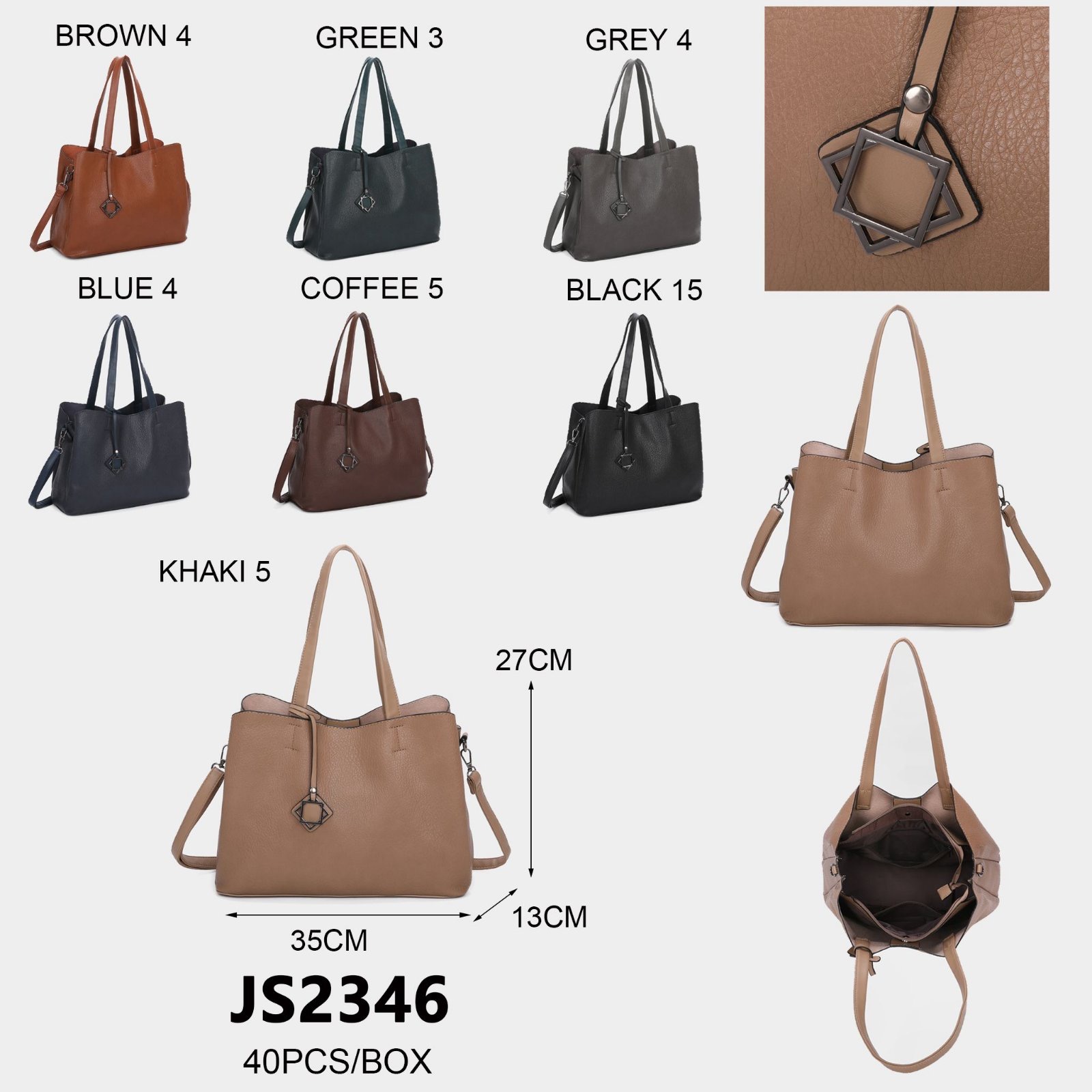 Torebka damskie JS2346 Mix KOLOR  Standard 1