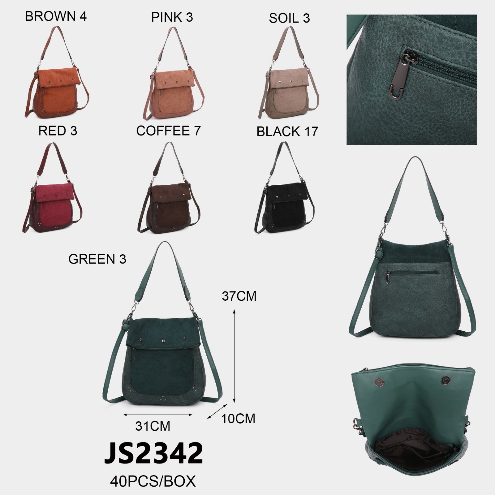 Torebka damskie JS2342 Mix KOLOR  Standard 1