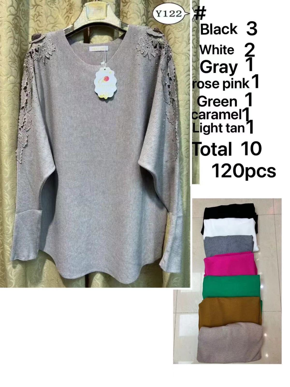 Sweter damskie Y122 Mix KOLOR  Standard 1