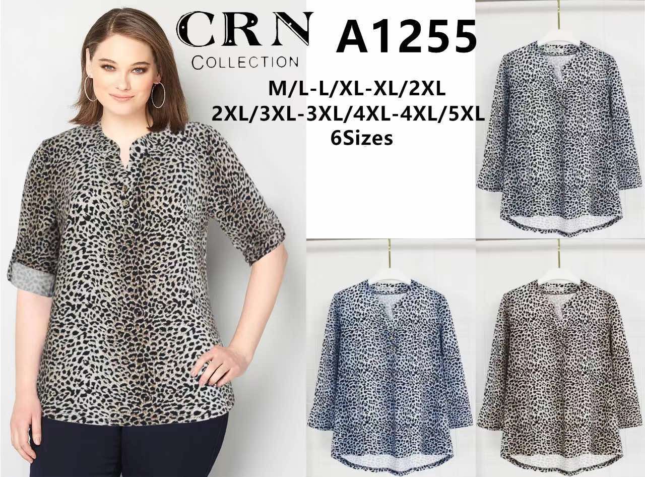 Koszula damskie A1255 Mix KOLOR  M-5XL 1