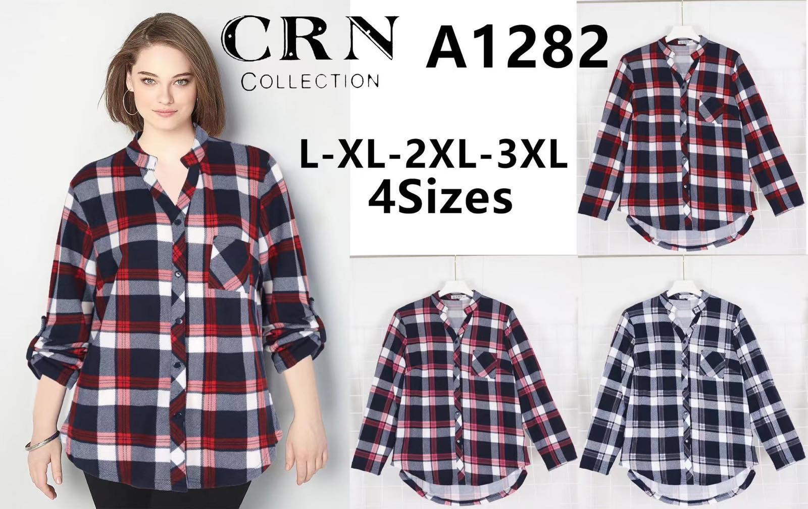 Koszula damskie A1282 Mix KOLOR  L-3XL 1