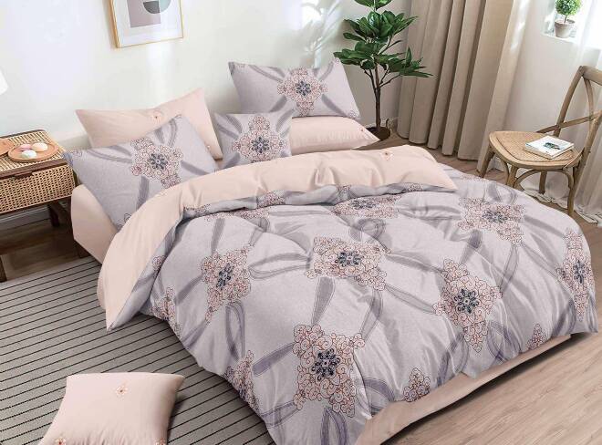 Komplet pościel 4 części 4533 1 kolor  160 x 200