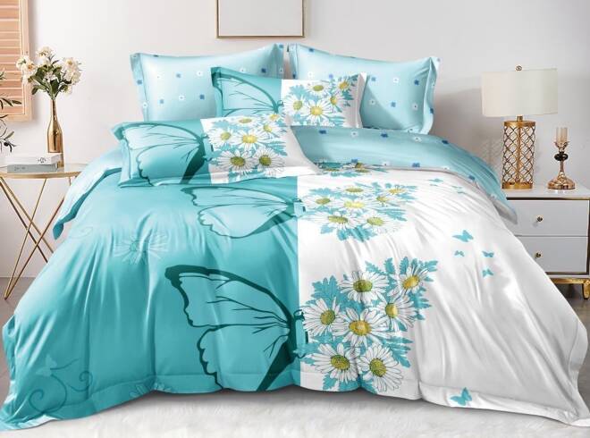 Komplet pościel 4 części 4540 1 kolor  160 x 200 1