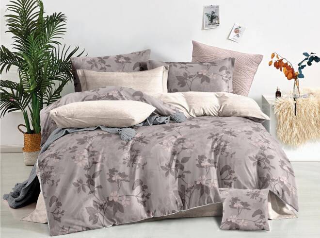 Komplet pościel 4 części 4545 1 kolor  160 x 200