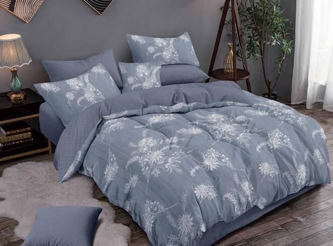 Komplet pościel 4 części 4548 1 kolor  160 x 200