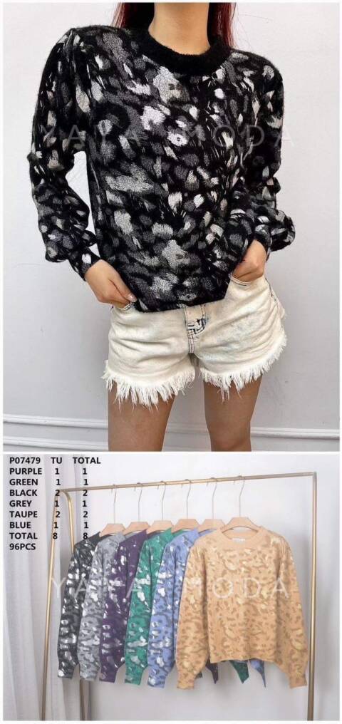 Sweter damskie P07479 Mix kolor Standard 1