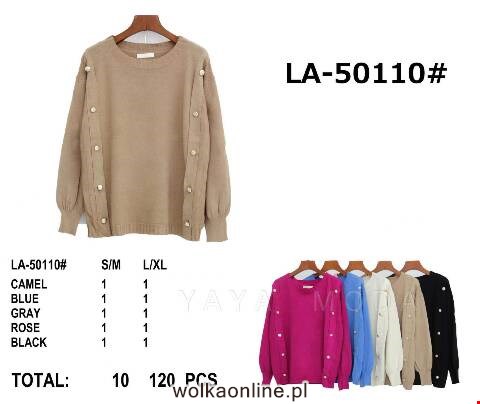 Sweter damskie  LA-50110 Mix kolor S/M-L/XL