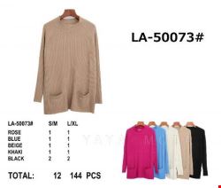 Sweter damskie  LA-50073 Mix kolor S/M-L/XL