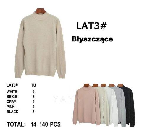 Sweter damskie  LAT3 Mix kolor Standard 1