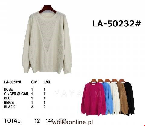 Sweter damskie  LA-50232 Mix kolor S/M-L/XL