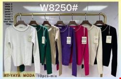 Sweter damskie  W8250 Mix kolor Standard