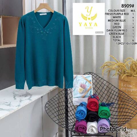 Sweter damskie  8909 Mix kolor M-XL 1