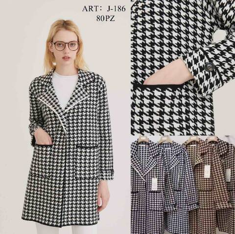 Płaszcze damskie J-186 Mix kolor Standard 1