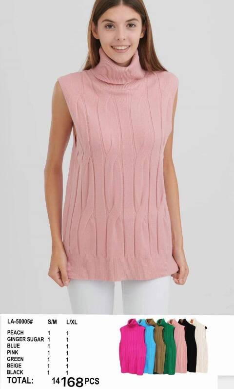 Kamizelka damskie LA-50005 Mix kolor S/M-L/XL