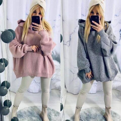 Sweter damskie 4761 Mix kolor S/M-L/XL