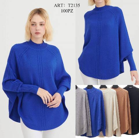 Sweter damskie T2135 Mix kolor S/M-L/XL 1