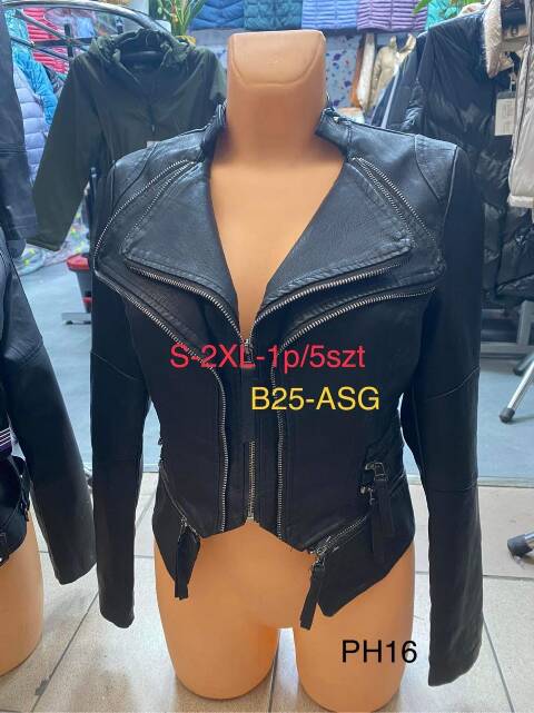 Kurtka skórzana damskie PH16 1 kolor S-2XL 1
