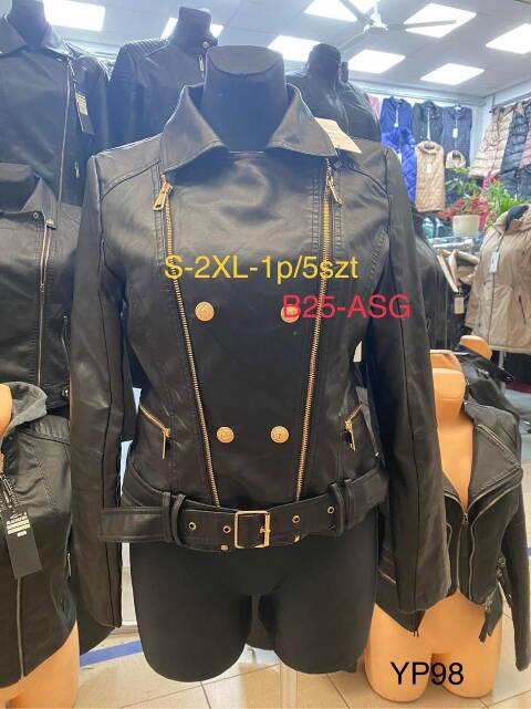 Kurtka skórzana damskie YP98 1 kolor S-2XL 1