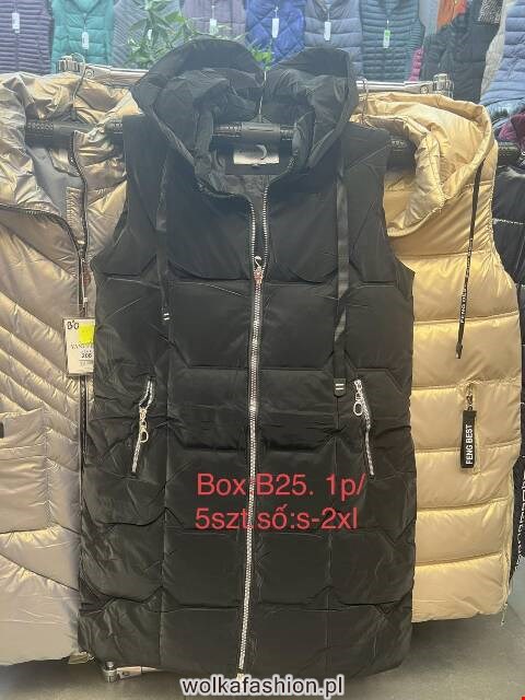 Kamizelka zimowa damskie 4919 1 kolor S-2XL