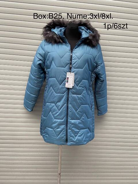 Kurtka zimowa damskie 4928 1 kolor 3XL-8XL 1