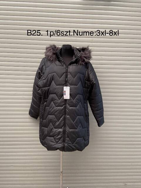 Kurtka zimowa damskie 4929 1 kolor 3XL-8XL