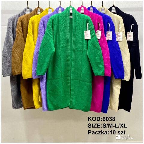 Narzutka damskie 6038 Mix kolor S/M-L/XL 1