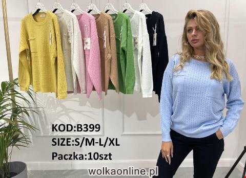 Sweter damskie B399 Mix kolor S/M-L//XL