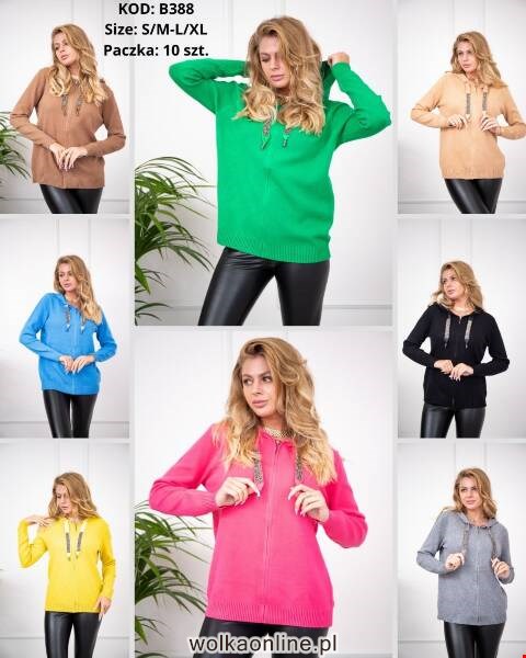 Sweter damskie B388 Mix kolor S/M-L//XL