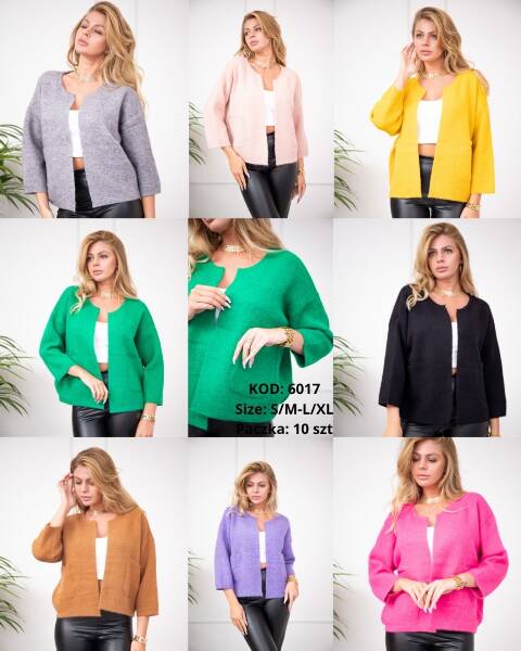 Sweter damskie 6017 Mix kolor S/M-L//XL 1