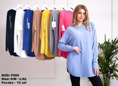 Sweter damskie F889 Mix kolor S/M-L//XL 1