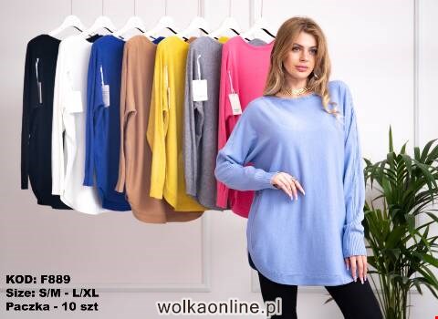 Sweter damskie F889 Mix kolor S/M-L//XL