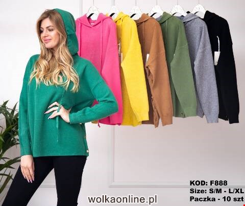 Sweter damskie F888 Mix kolor S/M-L//XL