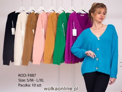 Sweter damskie F887 Mix kolor S/M-L//XL