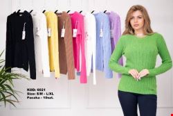 Sweter damskie 6021 Mix kolor S/M-L//XL