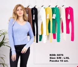 Sweter damskie 6076 Mix kolor S/M-L//XL