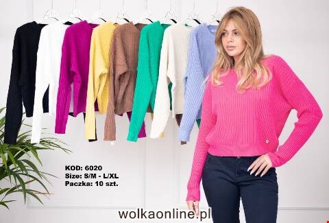 Sweter damskie 6020 Mix kolor S/M-L//XL