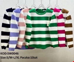 Sweter damskie SW0046 Mix kolor S/M-L//XL
