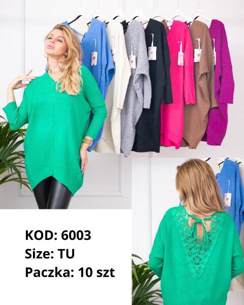 Sweter damskie 6003 Mix kolor Standard 1