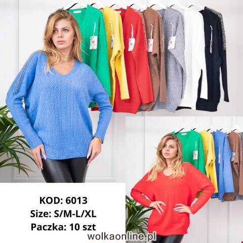 Sweter damskie 6013 Mix kolor S/M-L//XL