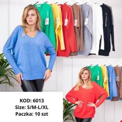 Sweter damskie 6013 Mix kolor S/M-L//XL