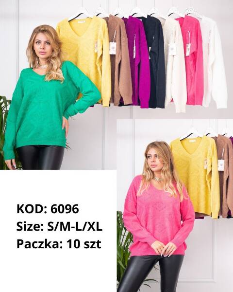 Sweter damskie 6096 Mix kolor S/M-L//XL 1